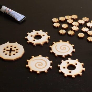 Intra απο ξύλο plywood 3mm-4mm πάχος - Ξύλινος μετρητής πόντων παιχνιδιού Δίασταση 30x30 cm Intraeaxys-67wz98m7 - Image 3