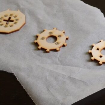 Intra απο ξύλο plywood 3mm-4mm πάχος - Ξύλινος μετρητής πόντων παιχνιδιού Δίασταση 30x30 cm Intraeaxys-67wz98m7 - Image 4