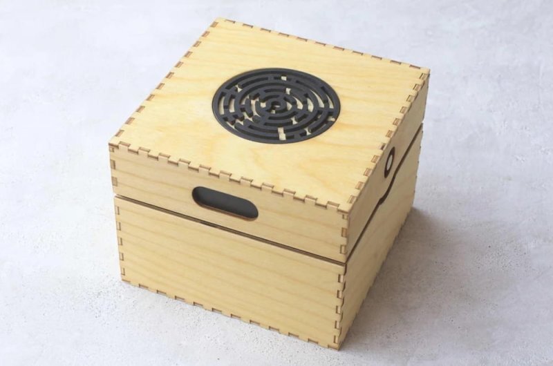 Intra απο ξύλο plywood 3mm-4mm πάχος - Apprentice Maze Puzzle Box Δίασταση 30x30 cm Intraeaxys-yon0kkx7