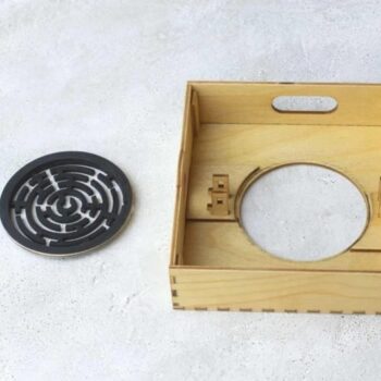 Intra απο ξύλο plywood 3mm-4mm πάχος - Apprentice Maze Puzzle Box Δίασταση 30x30 cm Intraeaxys-yon0kkx7 - Image 3