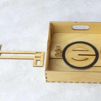 Intra απο ξύλο plywood 3mm-4mm πάχος - Apprentice Maze Puzzle Box Δίασταση 30x30 cm Intraeaxys-yon0kkx7 - Image 4