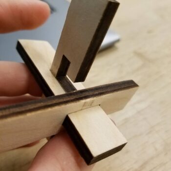 Intra απο ξύλο plywood 3mm-4mm πάχος - Ξύλινο παζλ που συμπλέκεται Δίασταση 30x30 cm Intraeaxys-eo205eq7 - Image 6