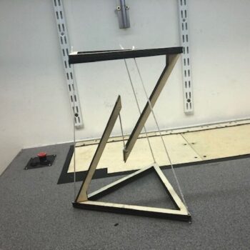 Intra απο ξύλο plywood 3mm-4mm πάχος - Μοντέλο Δομής Tensegrity Δίασταση 30x30 cm Intraeaxys-zo9y26x7 - Image 3