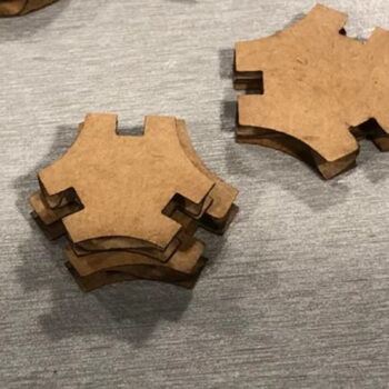 Intra απο ξύλο plywood 3mm-4mm πάχος - Press Fit Construction Kit Δίασταση 30x30 cm Intraeaxys-pok3qr37 - Image 6