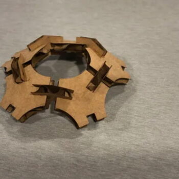 Intra απο ξύλο plywood 3mm-4mm πάχος - Press Fit Construction Kit Δίασταση 30x30 cm Intraeaxys-pok3qr37 - Image 7