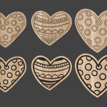 Intra απο ξύλο plywood 3mm-4mm πάχος - Μαγνήτες για την Ημέρα του Αγίου Βαλεντίνου Δίασταση 30x30 cm Intraeaxys-eo4qmxg7 - Image 1