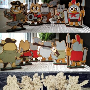 Intra απο ξύλο plywood 3mm-4mm πάχος - Στρατιώτες Μαγνήτες Μινιατούρες Φιγούρες Δίασταση 30x30 cm Intraeaxys-m1d6vml7 - Image 1