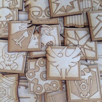 Intra απο ξύλο plywood 3mm-4mm πάχος - Rainbow Six Siege εικονίδια Δίασταση 30x30 cm Intraeaxys-91jdxjg1 - Image 1