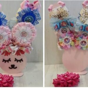 Intra απο ξύλο plywood 3mm-4mm πάχος - Βάση λαγουδάκι Scrunchie Δίασταση 30x30 cm Intraeaxys-d1lmm2yo