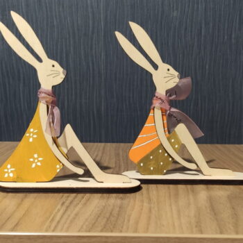 Intra απο ξύλο plywood 3mm-4mm πάχος - Λαγουδάκια Δίασταση 30x30 cm Intraeaxys-67wl5ml1 - Image 1