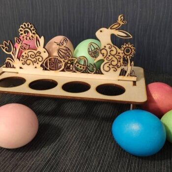 Intra απο ξύλο plywood 3mm-4mm πάχος - Ξύλινο διακοσμητικό σταντ πασχαλινών αυγών Δίασταση 30x30 cm Intraeaxys-eoxlqvqo - Image 1
