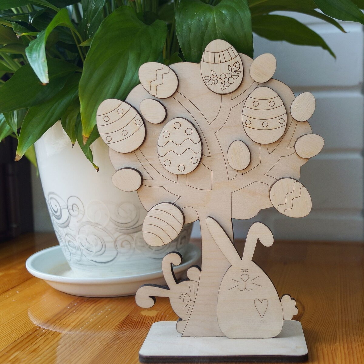 Intra απο ξύλο plywood 3mm-4mm πάχος - Διακόσμηση πασχαλινών αυγών Δίασταση 30x30 cm Intraeaxys-m1d6zgl7