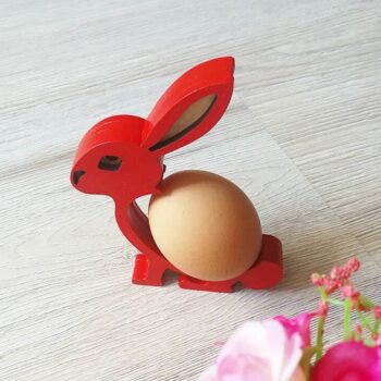 Intra απο ξύλο plywood 3mm-4mm πάχος - Κουνελάκι Πασχαλινή Αυγοθήκη Δίασταση 30x30 cm Intraeaxys-6o3yxzq7 - Image 1