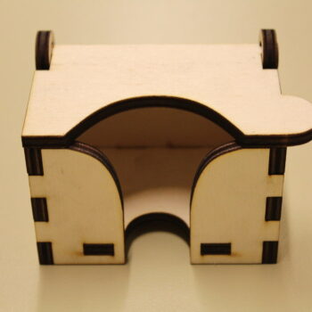 Intra απο ξύλο plywood 3mm-4mm πάχος - Κουτί επαγγελματικών καρτών 6mm Δίασταση 30x30 cm Intraeaxys-51rr5431 - Image 4