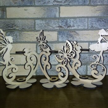 Intra απο ξύλο plywood 3mm-4mm πάχος - Κάτοχος λουλουδιών Δίασταση 30x30 cm Intraeaxys-ro6y6yn7 - Image 1