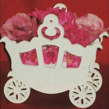 Intra απο ξύλο plywood 3mm-4mm πάχος - Καροτσάκι λουλουδιών Δίασταση 30x30 cm Intraeaxys-6o3yn4q7 - Image 1