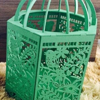 Intra απο ξύλο plywood 3mm-4mm πάχος - Mdf Διακοσμητικό Κλουβί Δίασταση 30x30 cm Intraeaxys-pok3lwd7 - Image 1