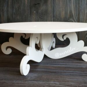 Intra απο ξύλο plywood 3mm-4mm πάχος - Στρογγυλή ξύλινη βάση για τούρτες Δίασταση 30x30 cm Intraeaxys-e1gw3l8o