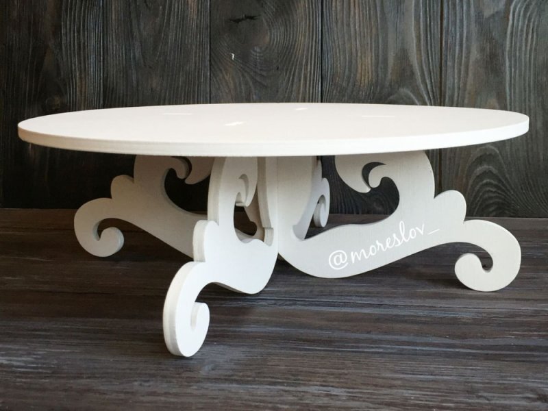 Intra απο ξύλο plywood 3mm-4mm πάχος - Στρογγυλή ξύλινη βάση για τούρτες Δίασταση 30x30 cm Intraeaxys-e1gw3l8o