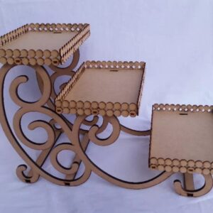 Intra απο ξύλο plywood 3mm-4mm πάχος - Στάση επιδόρπιο για cupcake Δίασταση 30x30 cm Intraeaxys-eo20gkl7