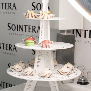 Intra απο ξύλο plywood 3mm-4mm πάχος - Στολισμός γάμου γενεθλίων για Cupcake Tower του Άιφελ Δίασταση 30x30 cm Intraeaxys-d1lv8vzo - Image 1