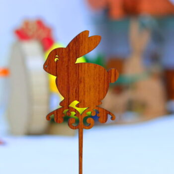 Intra απο ξύλο plywood 3mm-4mm πάχος - Πάσχα Μπάνι Κέικ Τοπέρ Δίασταση 30x30 cm Intraeaxys-6o3ydn37 - Image 9