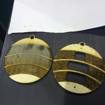 Intra απο ξύλο plywood 3mm-4mm πάχος - Στρογγυλό ημερολόγιο κόντρα πλακέ Δίασταση 30x30 cm Intraeaxys-voqd2561 - Image 4