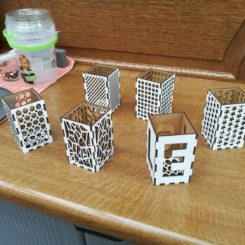 Intra απο ξύλο plywood 3mm-4mm πάχος - Cool Κηροπήγια Δίασταση 30x30 cm Intraeaxys-voqdld61 - Image 1