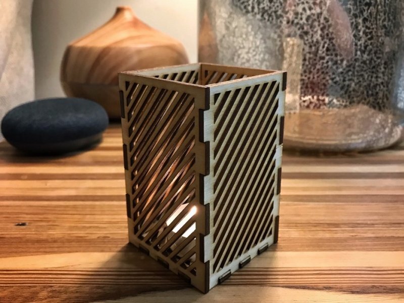 Intra απο ξύλο plywood 3mm-4mm πάχος - Αναθηματικά Κηροπήγια Δίασταση 30x30 cm Intraeaxys-r7vd5d27