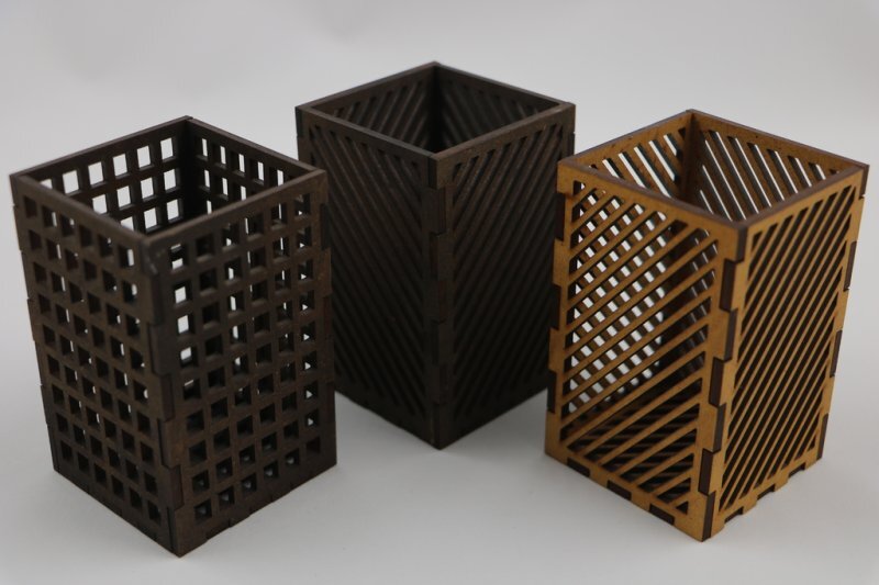 Intra απο ξύλο plywood 3mm-4mm πάχος - Διακοσμητικές Κηροπήγια Δίασταση 30x30 cm Intraeaxys-r1z0v0wo