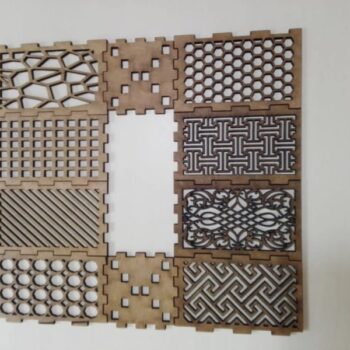 Intra απο ξύλο plywood 3mm-4mm πάχος - Ξύλινες Κηροπήγια Δίασταση 30x30 cm Intraeaxys-075d8dpo - Image 4