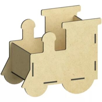 Intra απο ξύλο plywood 3mm-4mm πάχος - Κουτί καραμελών τρένου Δίασταση 30x30 cm Intraeaxys-qomr6qk1 - Image 1