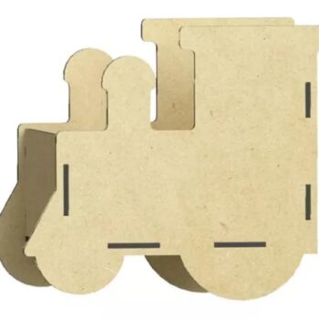 Intra απο ξύλο plywood 3mm-4mm πάχος - Κουτί καραμελών τρένου Δίασταση 30x30 cm Intraeaxys-qomr6qk1 - Image 4