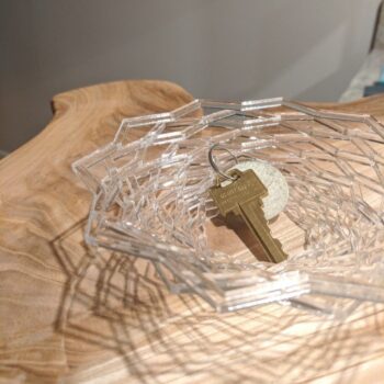 Intra απο ξύλο plywood 3mm-4mm πάχος - Καλάθι μπολ καραμέλας Δίασταση 30x30 cm Intraeaxys-qom65941 - Image 3