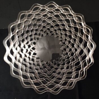 Intra απο ξύλο plywood 3mm-4mm πάχος - Ακρυλικό Απλό Καλάθι Δίασταση 20x20 cm Intraeaxys-voq2nj6o - Image 1