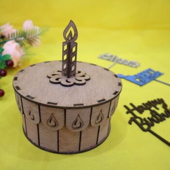 Intra απο ξύλο plywood 3mm-4mm πάχος - Κουτί σε σχήμα κέικ 3mm Δίασταση 30x30 cm Intraeaxys-zo9y5447 - Image 9