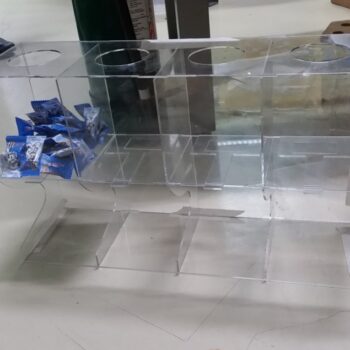 Intra απο ξύλο plywood 3mm-4mm πάχος - Ακρυλικός διανομέας καραμελών Δίασταση 20x20 cm Intraeaxys-ro6yg2n7 - Image 4