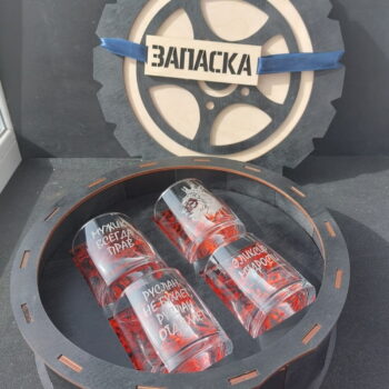 Intra απο ξύλο plywood 3mm-4mm πάχος - Κουτί δώρου σε σχήμα ελαστικού Δίασταση 30x30 cm Intraeaxys-voq2gpdo - Image 3