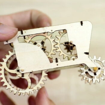 Intra απο ξύλο plywood 3mm-4mm πάχος - Ξύλινο Gear 3D Puzzle Παιχνίδι Αυτοκίνητο Δίασταση 30x30 cm Intraeaxys-078ymnno - Image 5