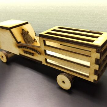 Intra απο ξύλο plywood 3mm-4mm πάχος - Orange Crate Derby Car Δίασταση 30x30 cm Intraeaxys-r1z24jm1 - Image 1