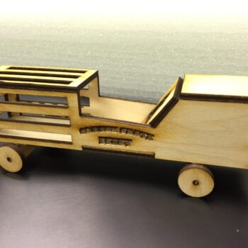 Intra απο ξύλο plywood 3mm-4mm πάχος - Orange Crate Derby Car Δίασταση 30x30 cm Intraeaxys-r1z24jm1 - Image 3