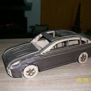 Intra απο ξύλο plywood 3mm-4mm πάχος - Opel Vectra Car Layered 3D Puzzle 3mm Δίασταση 30x30 cm Intraeaxys-qommve5o