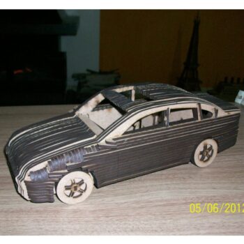 Intra απο ξύλο plywood 3mm-4mm πάχος - Opel Vectra Car Layered 3D Puzzle 3mm Δίασταση 30x30 cm Intraeaxys-qommve5o - Image 3