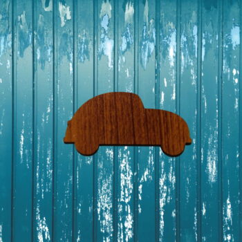 Intra απο ξύλο plywood 3mm-4mm πάχος - Ημιτελές ξύλινο σχήμα αυτοκινήτου Δίασταση 30x30 cm Intraeaxys-ro6ynvm7 - Image 1