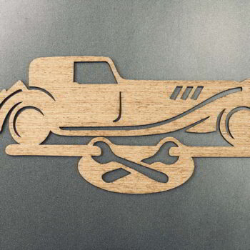 Intra απο ξύλο plywood 3mm-4mm πάχος - Κλασική πινακίδα συνεργείου αυτοκινήτων γκαράζ Δίασταση 30x30 cm Intraeaxys-eoxl44go - Image 4