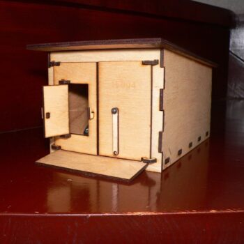 Intra απο ξύλο plywood 3mm-4mm πάχος - Γκαράζ αυτοκινήτων παιχνιδιών Δίασταση 30x30 cm Intraeaxys-67wl54l1 - Image 1