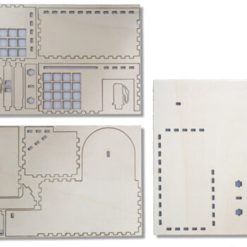 Intra απο ξύλο plywood 3mm-4mm πάχος - Γκαράζ σέρβις Δίασταση 30x30 cm Intraeaxys-078ygnmo - Image 4
