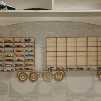 Intra απο ξύλο plywood 3mm-4mm πάχος - Ράφι Φορτηγού Αποθήκευσης Αυτοκινήτων Παιχνιδιών για Παιδικά Αυτοκίνητα 3mm Δίασταση 30x30 cm Intraeaxys-eoxl5jgo - Image 1