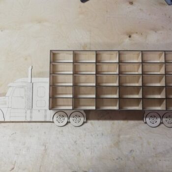 Intra απο ξύλο plywood 3mm-4mm πάχος - Φορτηγό αποθήκευσης αυτοκινήτου Hot Wheels Δίασταση 30x30 cm Intraeaxys-r7vmyd67 - Image 3