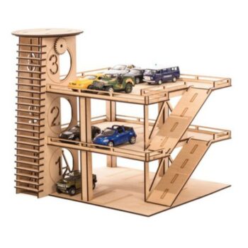 Intra απο ξύλο plywood 3mm-4mm πάχος - Πολυώροφο Γκαράζ Στάθμευσης Δίασταση 30x30 cm Intraeaxys-p7ymzk67 - Image 3